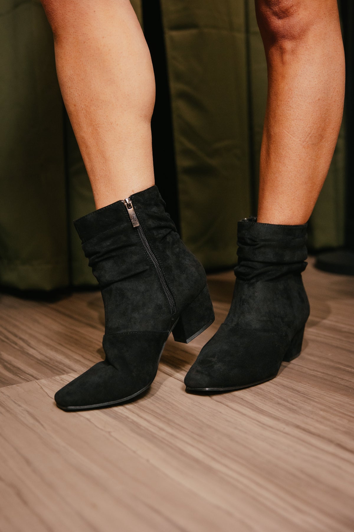 Corky's Black Faux Suede Addicted Boots