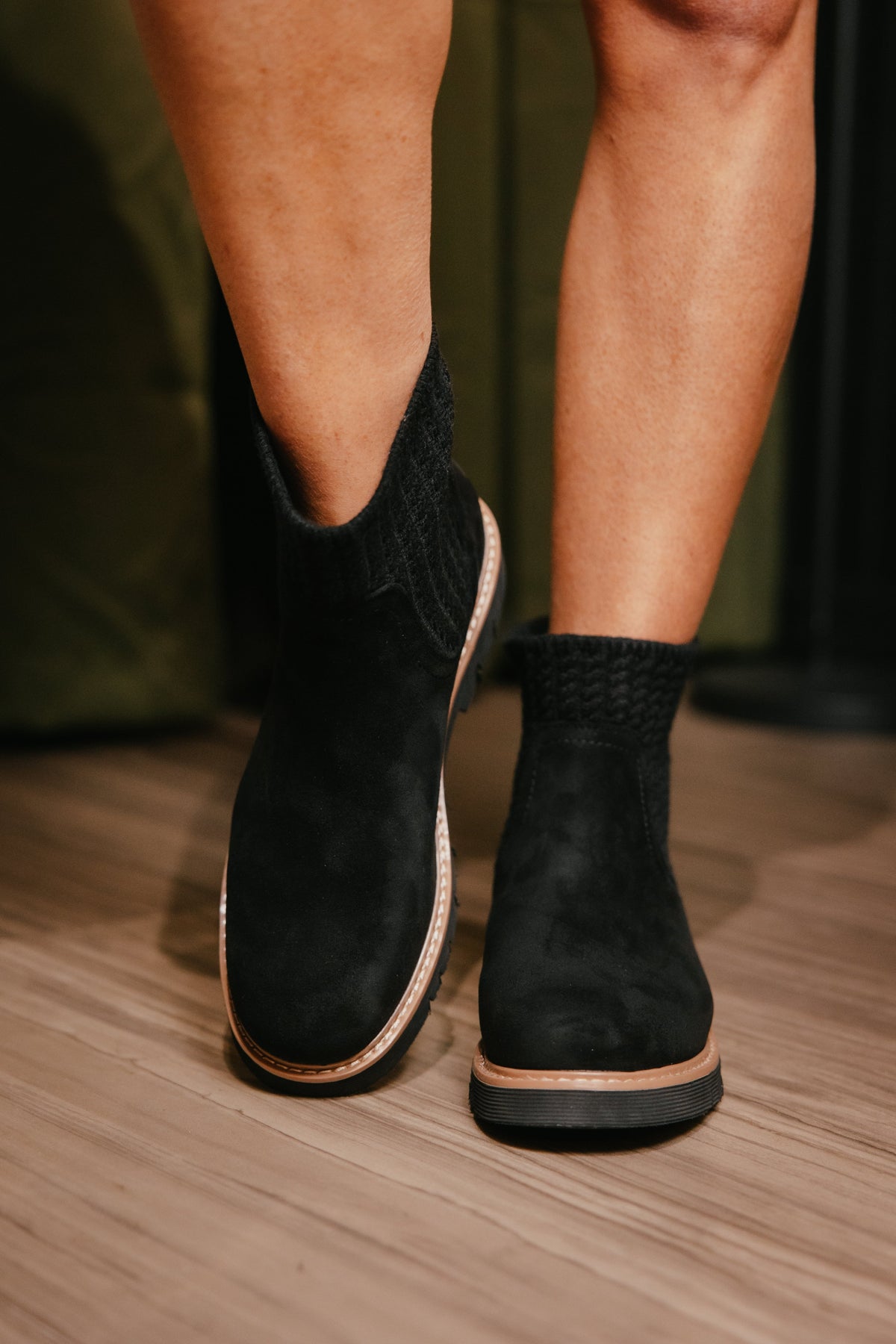 Corky's Black Faux Suede Keep Me Warm Boots