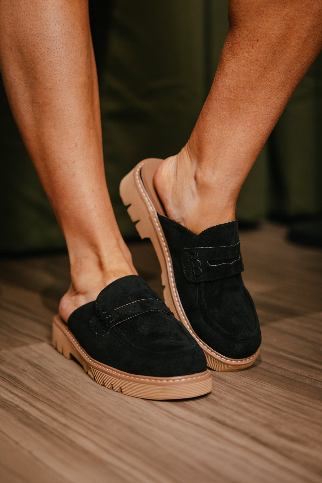 Corky's Black Faux Suede Get Lucky Shoes