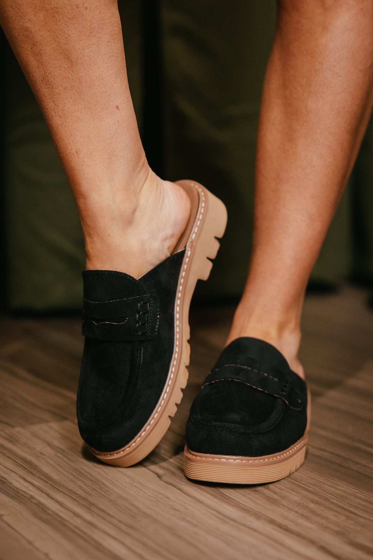 Corky's Black Faux Suede Get Lucky Shoes