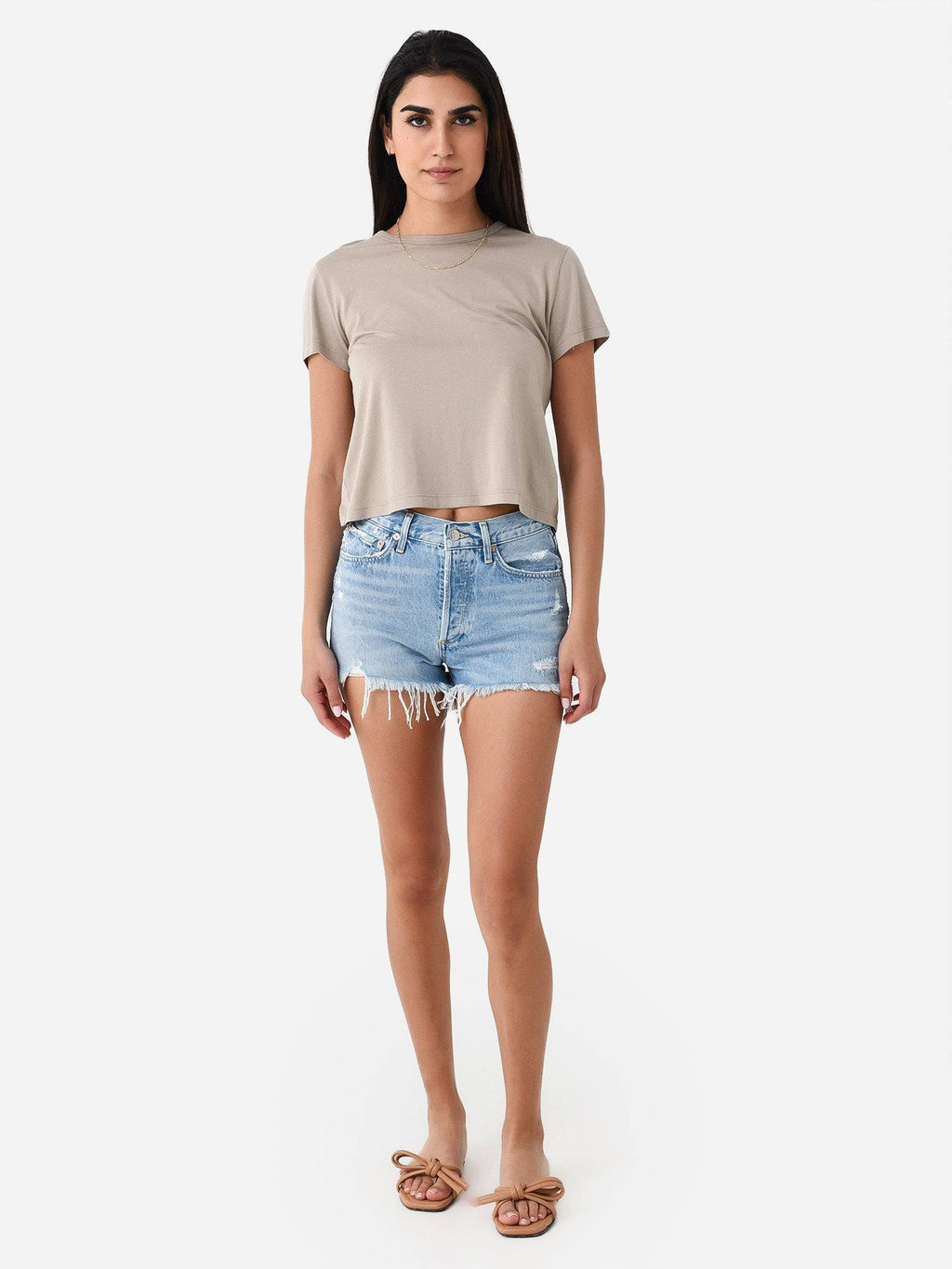 Agolde Women's Parker Vintage Cut Off Short