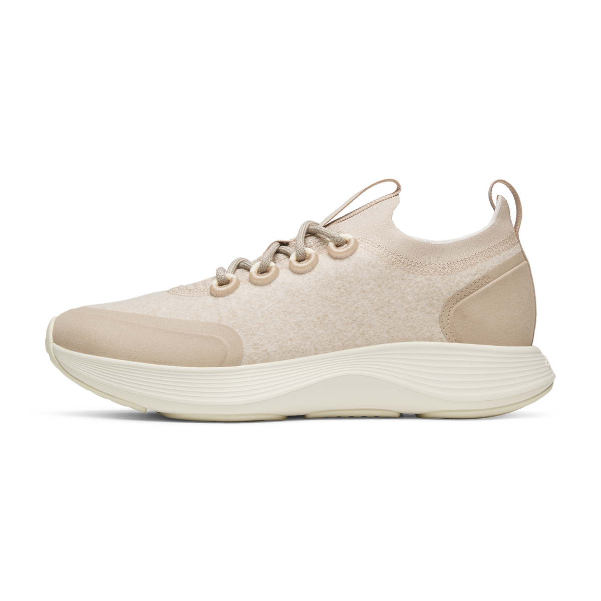 Men's Wool Strider - Rugged Beige (Natural White Sole)