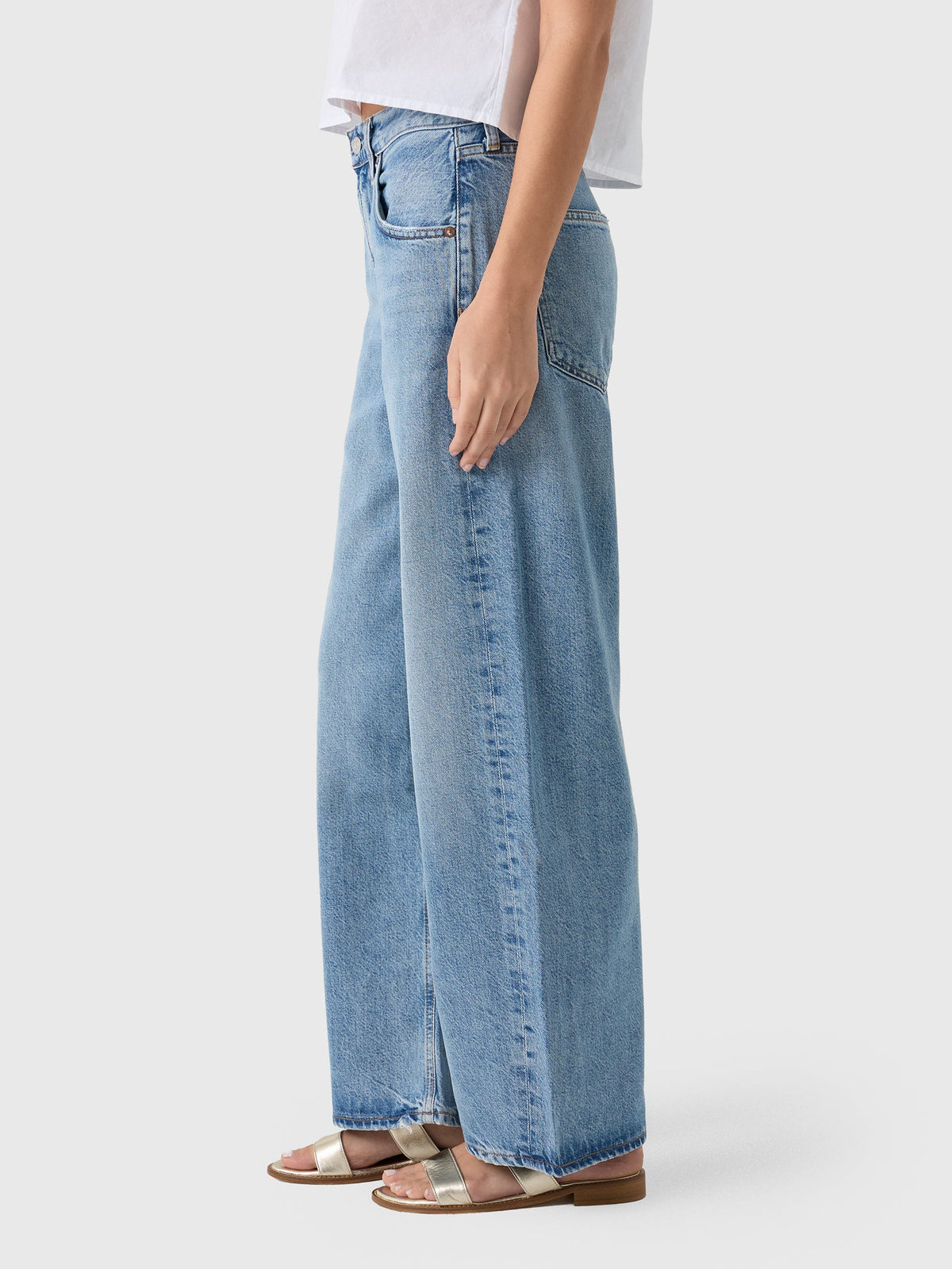 Agolde Women's Low Curve Crop Jean