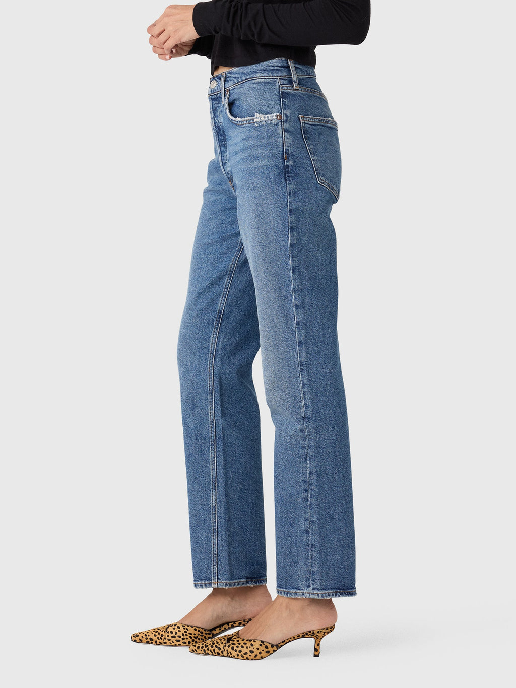 Agolde Women's Lana Straight Jean