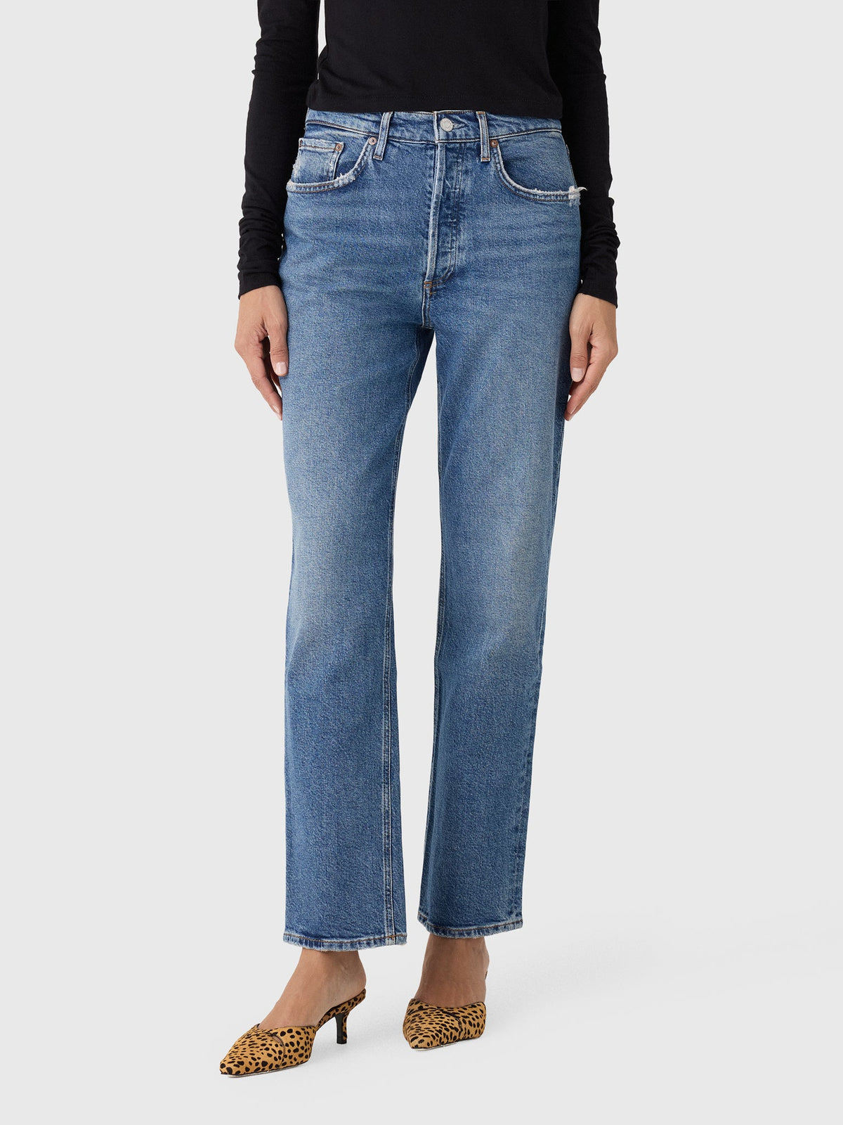 Agolde Women's Lana Straight Jean