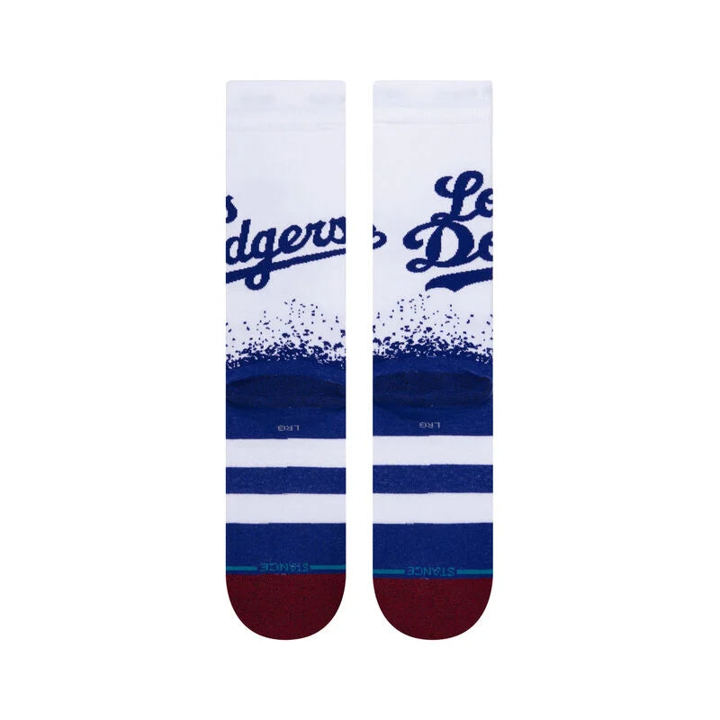 Stance Socks Dodgers Connect White