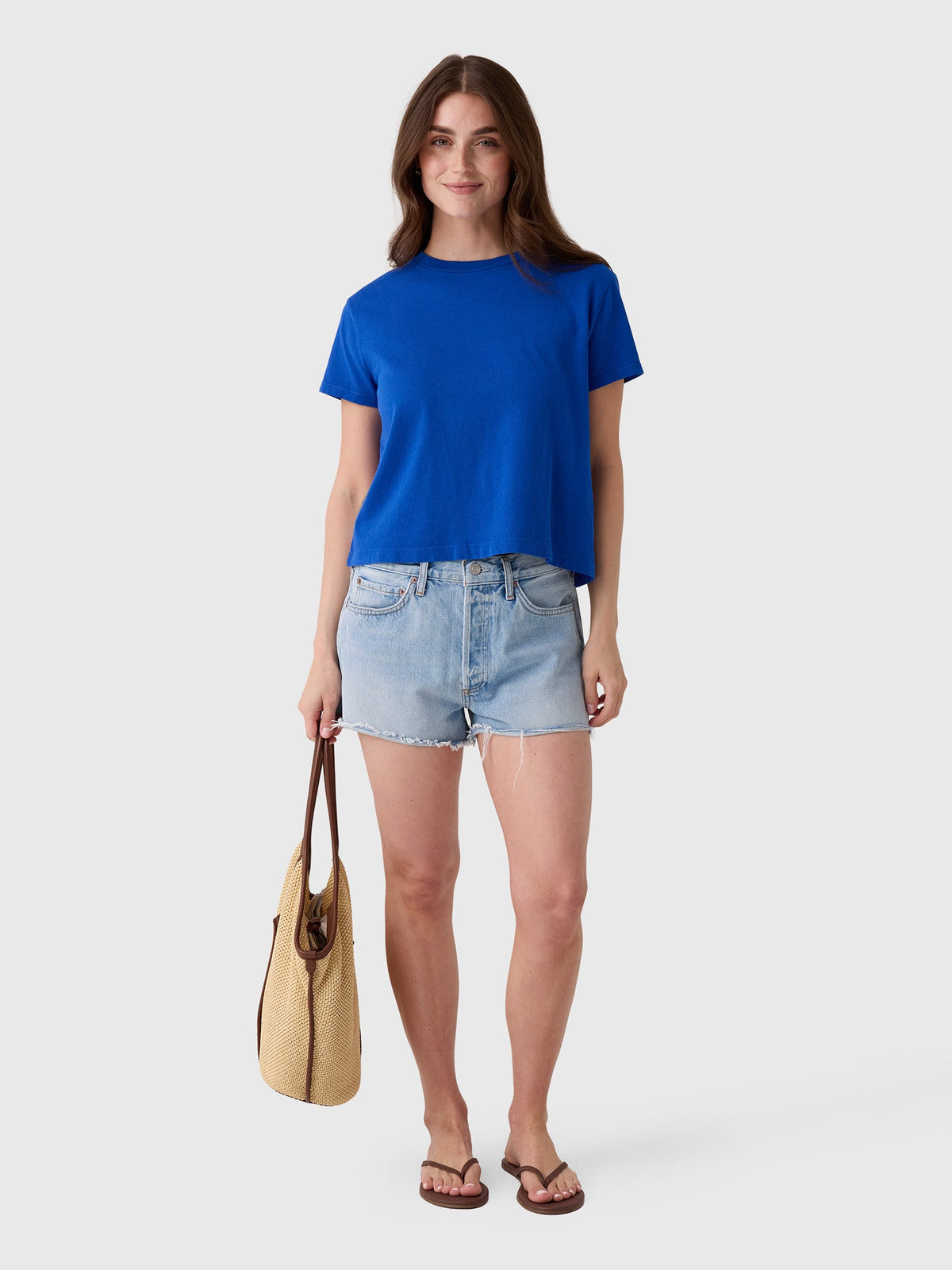 Agolde Women's Adine Shrunken Tee