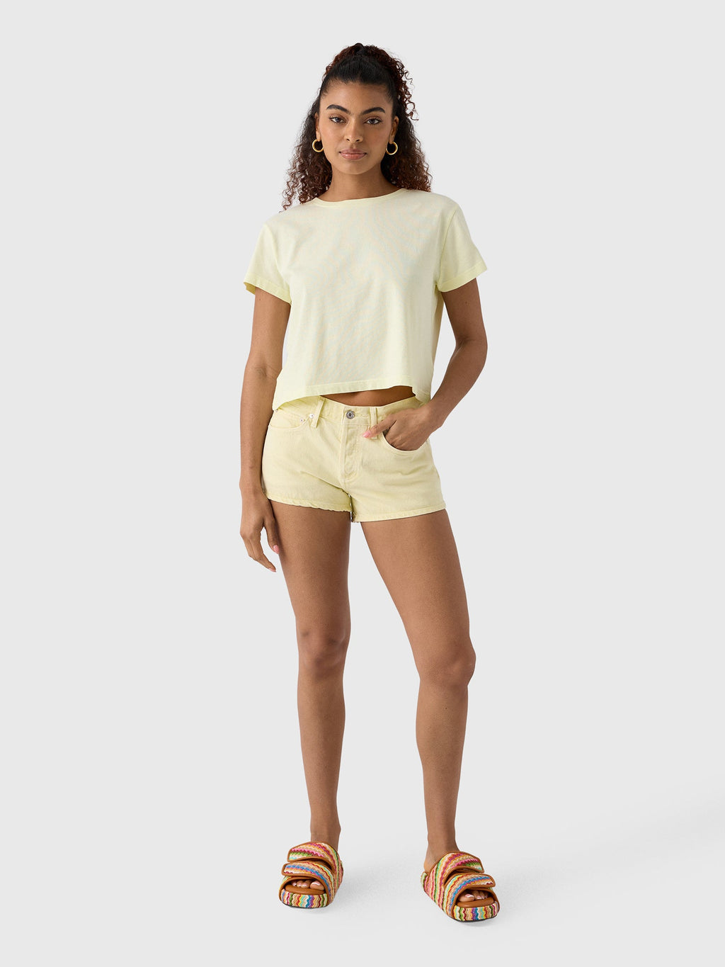Agolde Women's Adine Shrunken Tee