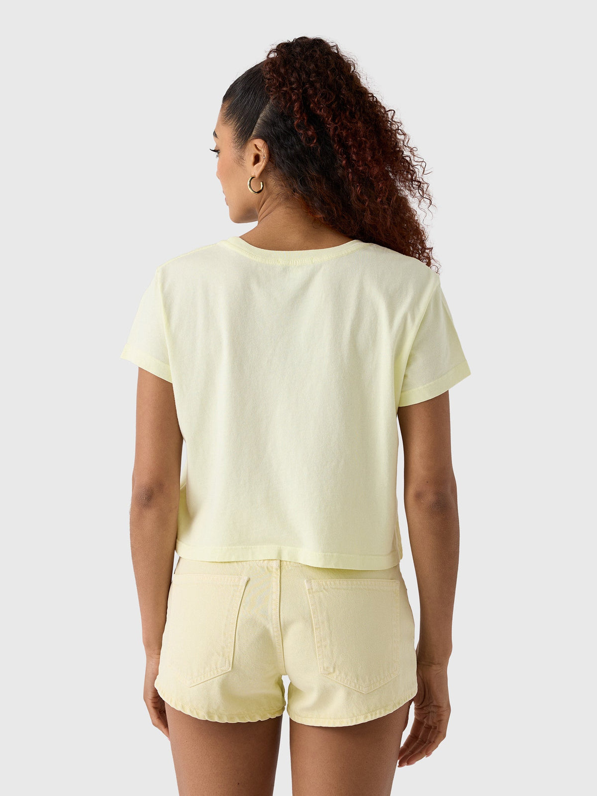 Agolde Women's Adine Shrunken Tee