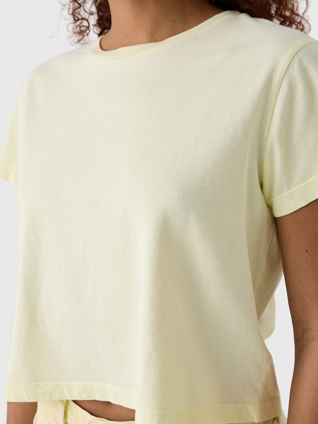 Agolde Women's Adine Shrunken Tee