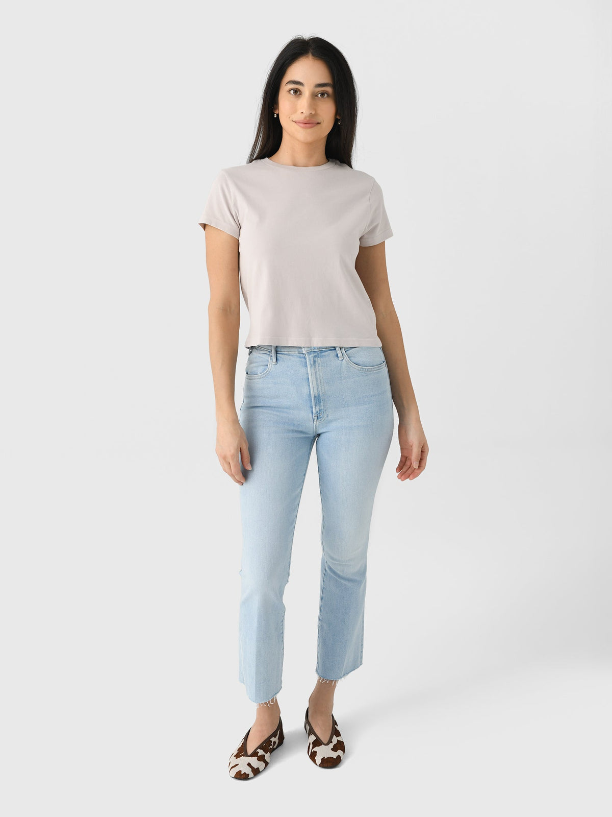 Agolde Women's Adine Shrunken Tee