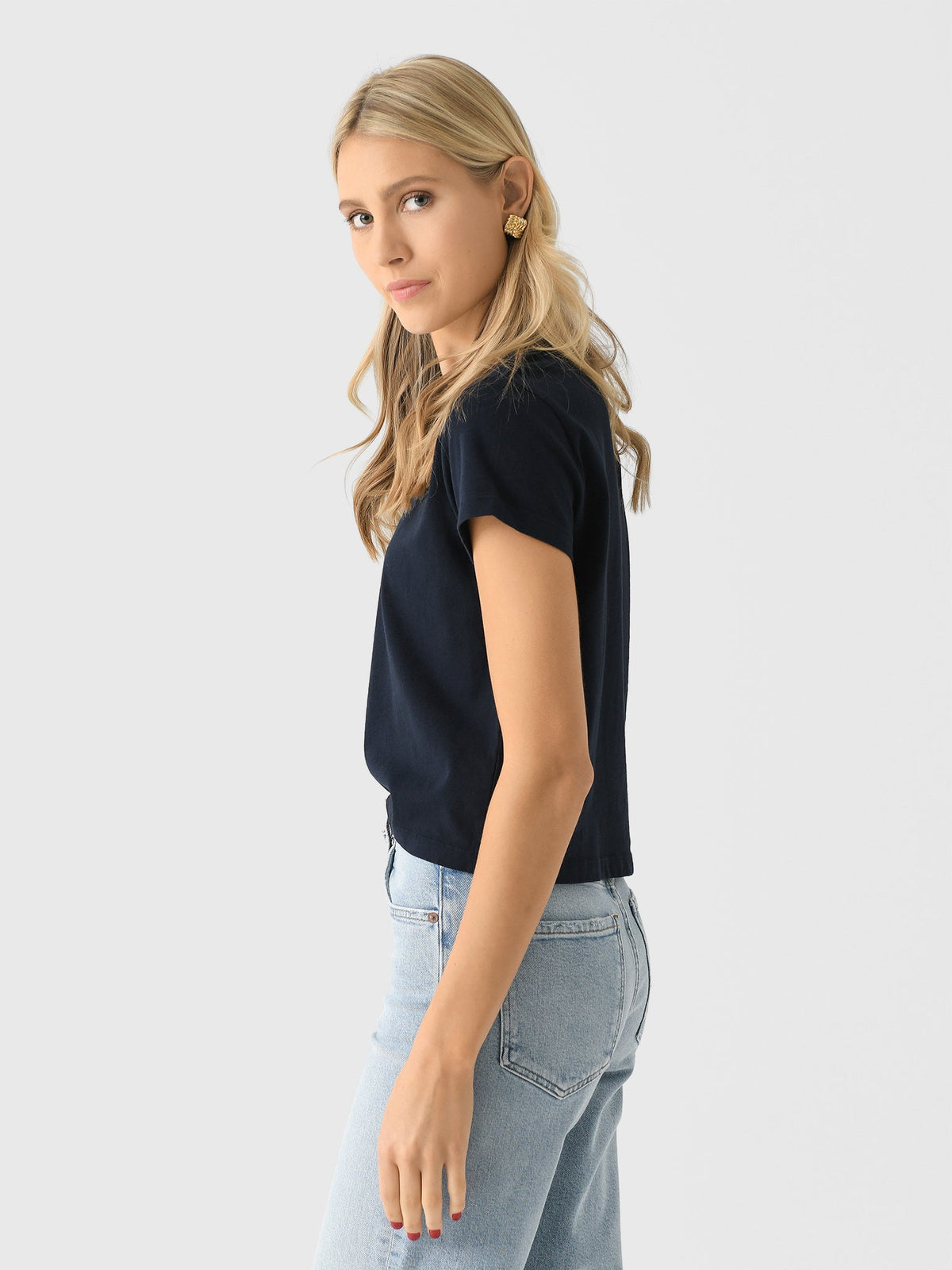 Agolde Women's Adine Shrunken Tee