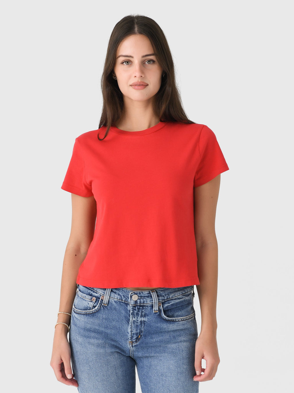 Agolde Women's Adine Shrunken Tee