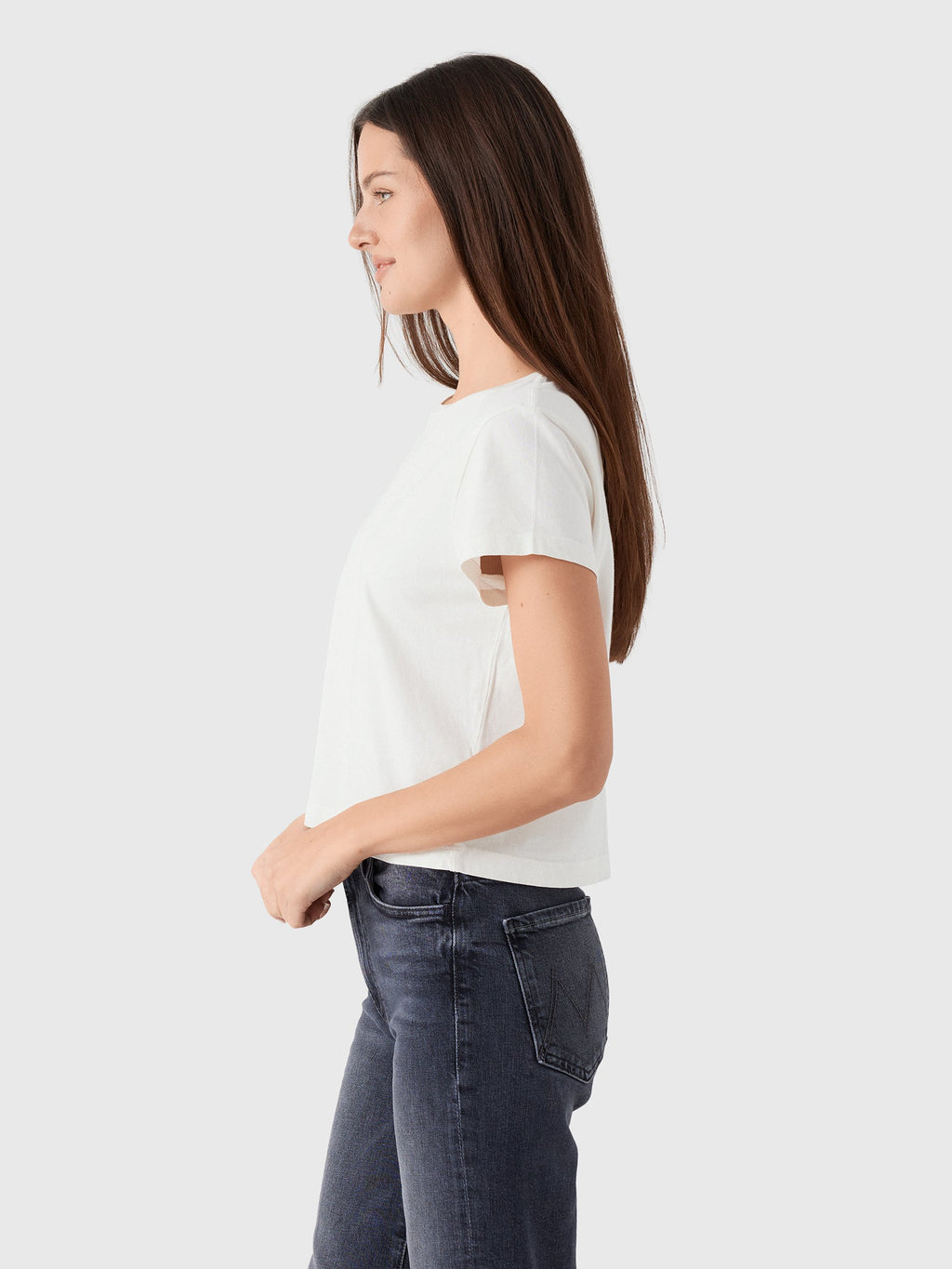 Agolde Women's Adine Shrunken Tee