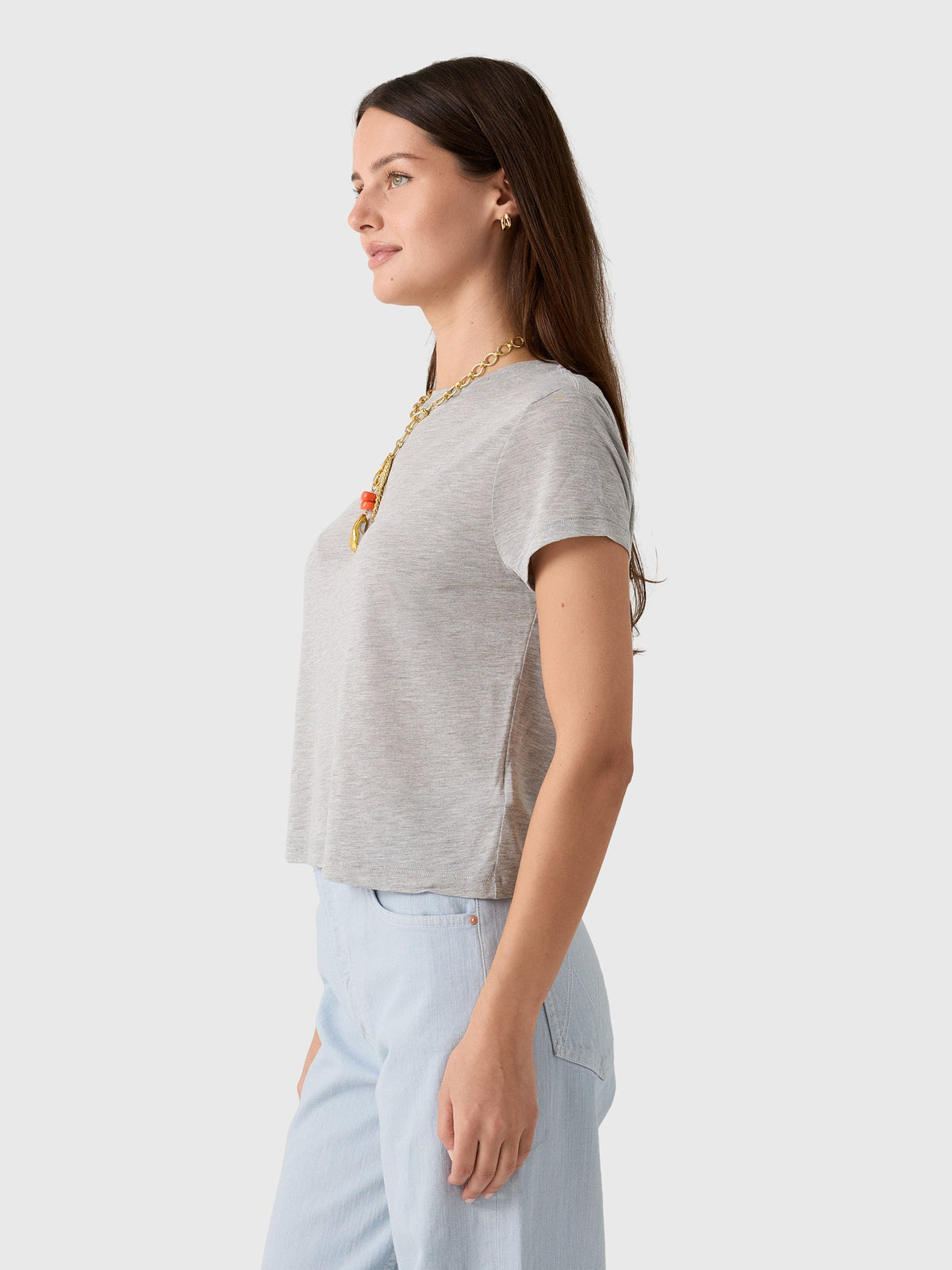 Agolde Women's Adine Shrunken Tee