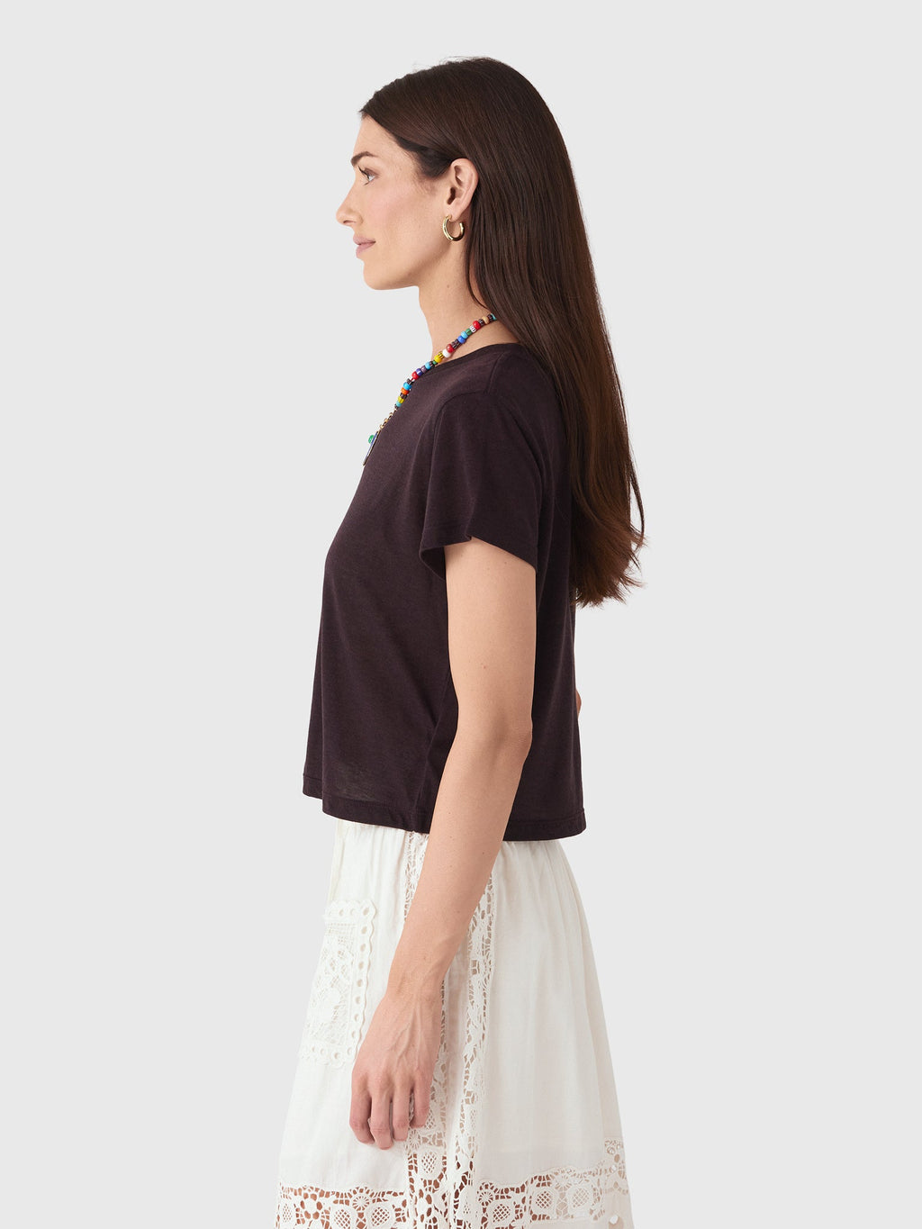Agolde Women's Adine Shrunken Tee