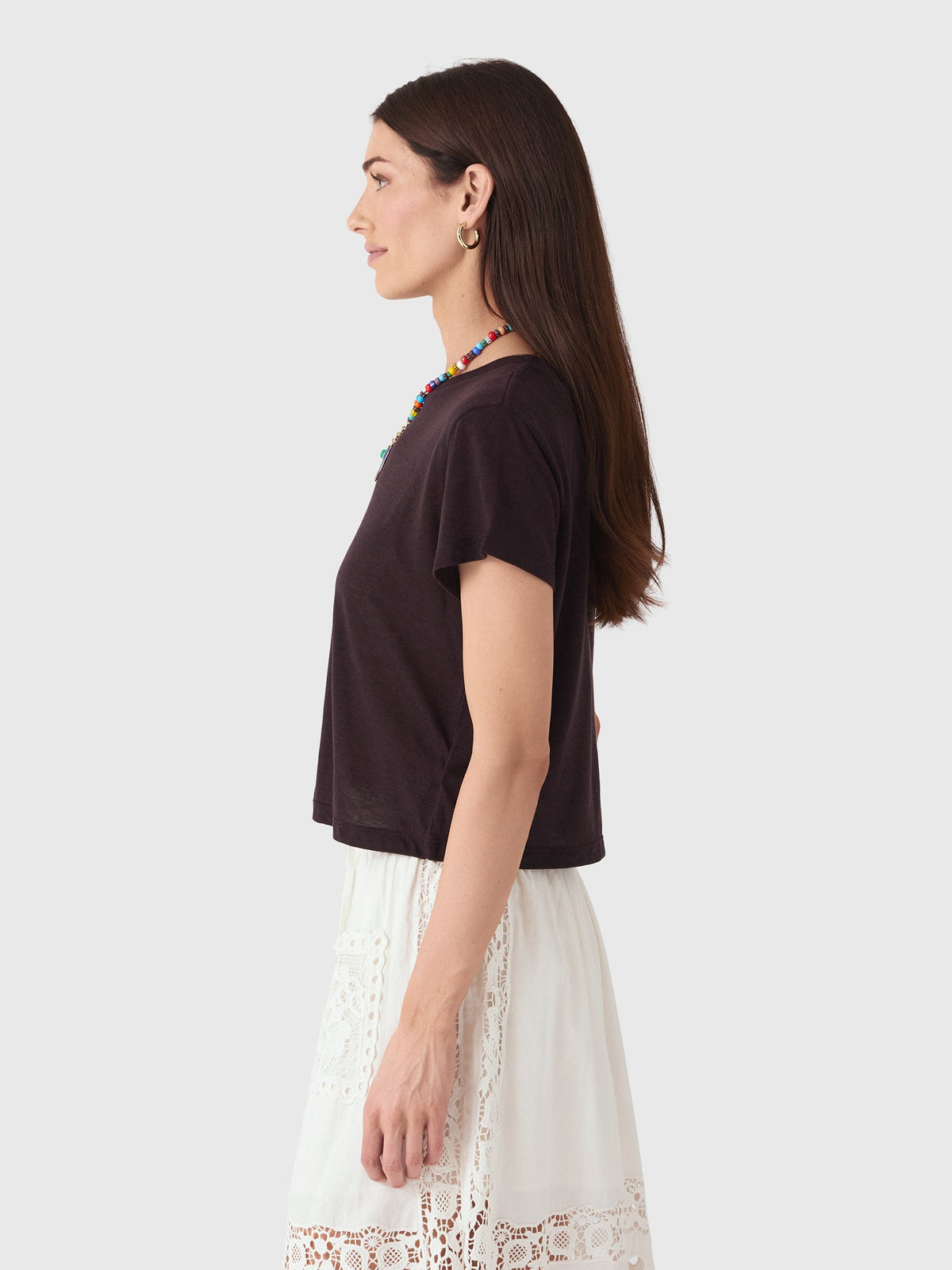 Agolde Women's Adine Shrunken Tee