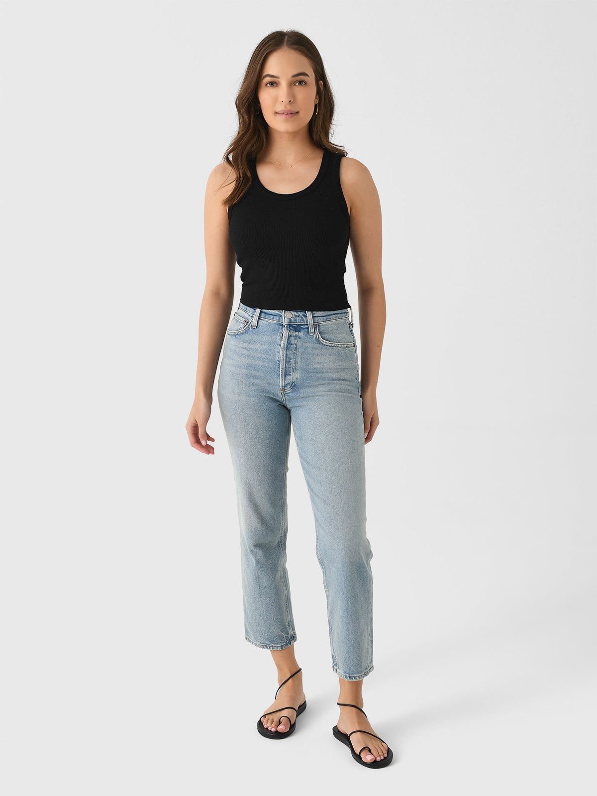 Agolde Women's Shrunken Poppy Tank