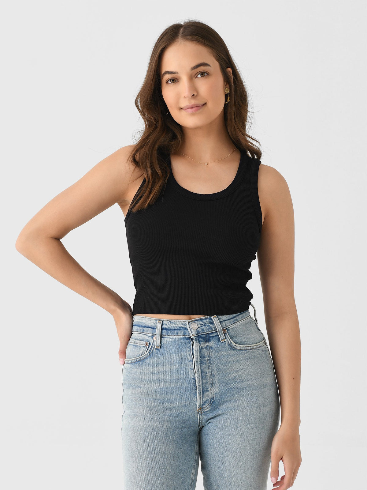 Agolde Women's Shrunken Poppy Tank