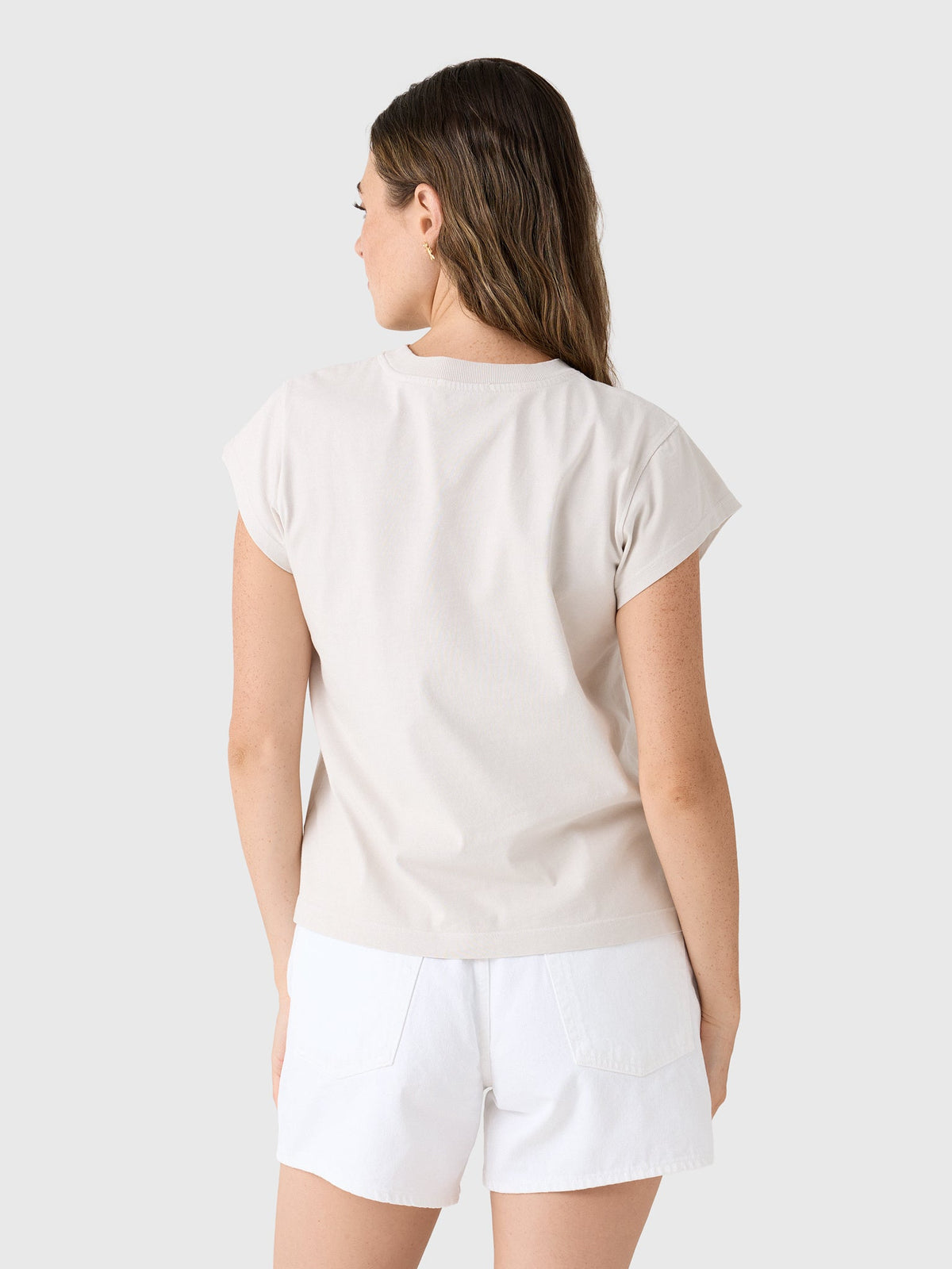 Agolde Women's Long Line Bryce Cap Sleeve Tee