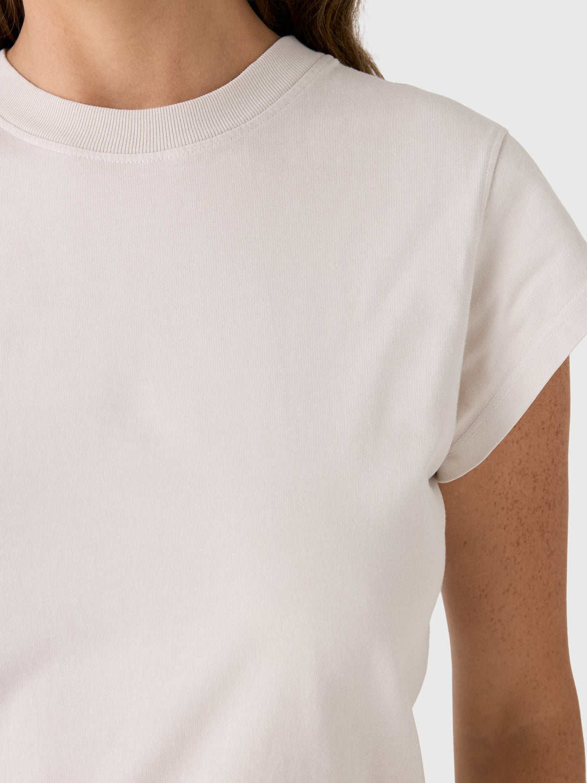 Agolde Women's Long Line Bryce Cap Sleeve Tee