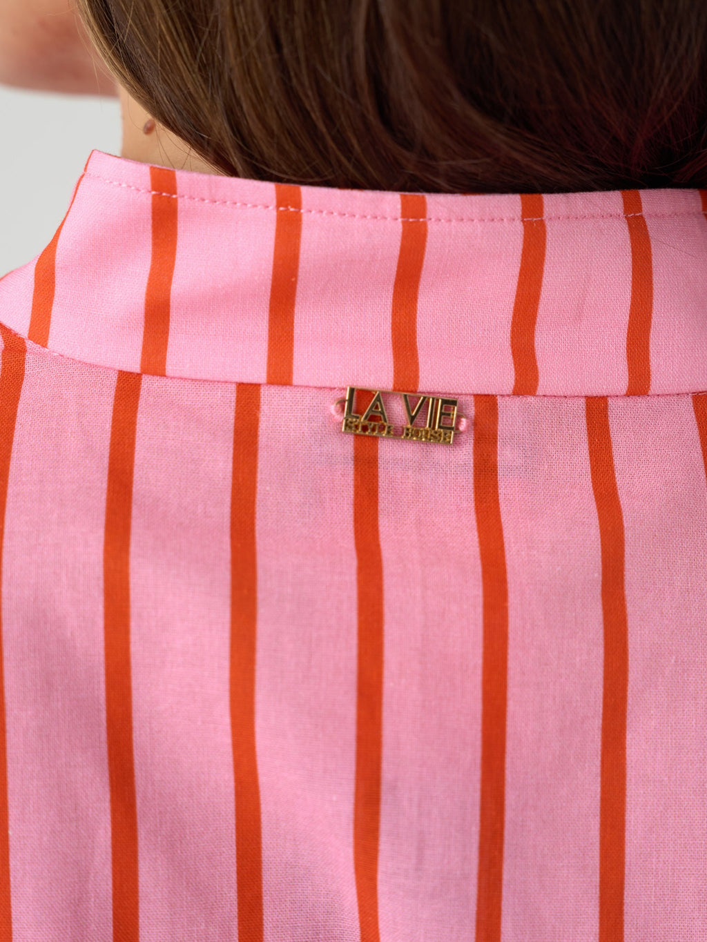 La Vie Women's Striped Everyday Shirt