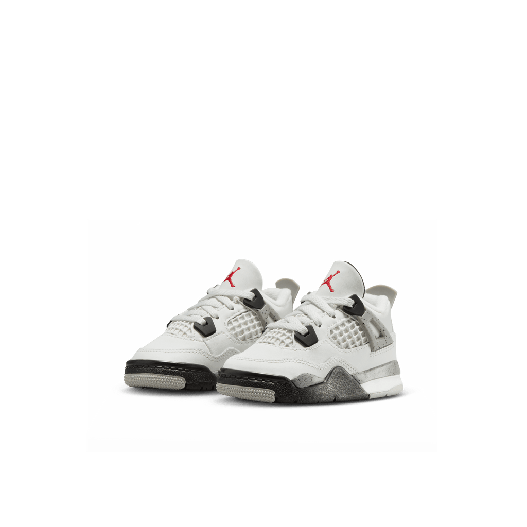 Baby/Toddler Jordan 4 Retro "White Cement" (TD)