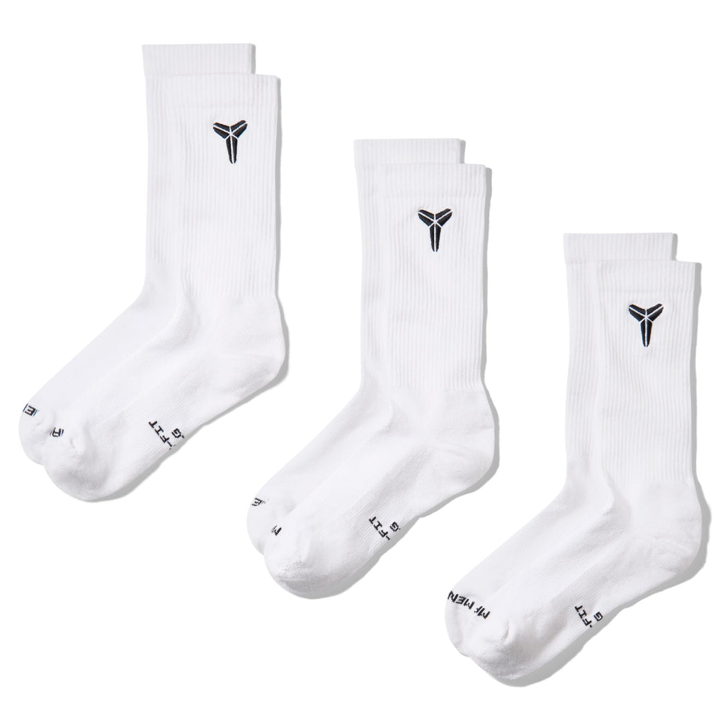 Nike Everyday Elevated "Kobe" Crew Socks (3 Pairs)