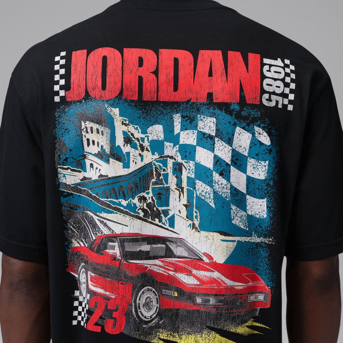JORDAN BROOKLYN S AUTO 85 SS TEE BLK