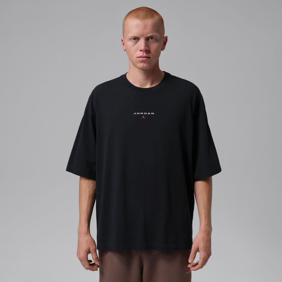 JORDAN FLIGHT ESSENTIALS 96 MENS OVERSIZED TEE BLK