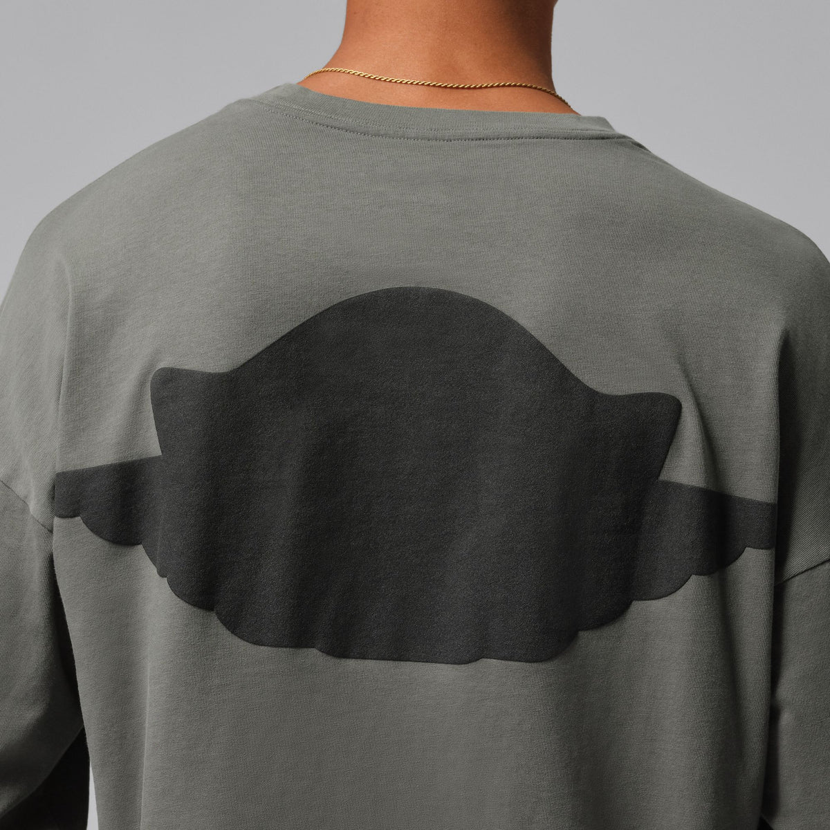 M J WINGS LS TEE RIVER ROCK