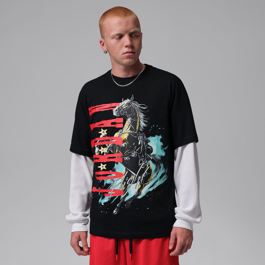 JORDAN FLIGHT MENS T-SHIRT BLK