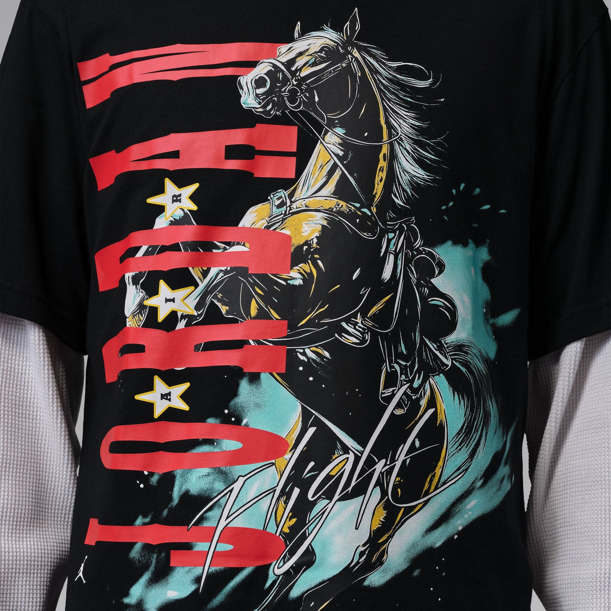 JORDAN FLIGHT MENS T-SHIRT BLK