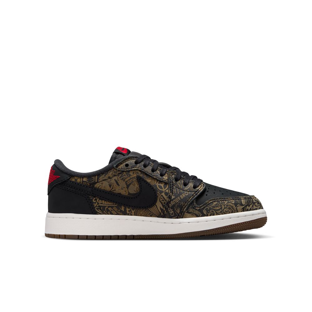 JORDAN Air Jordan 1 Retro Low OG "Laser" (GS) Big Kids Sneakers