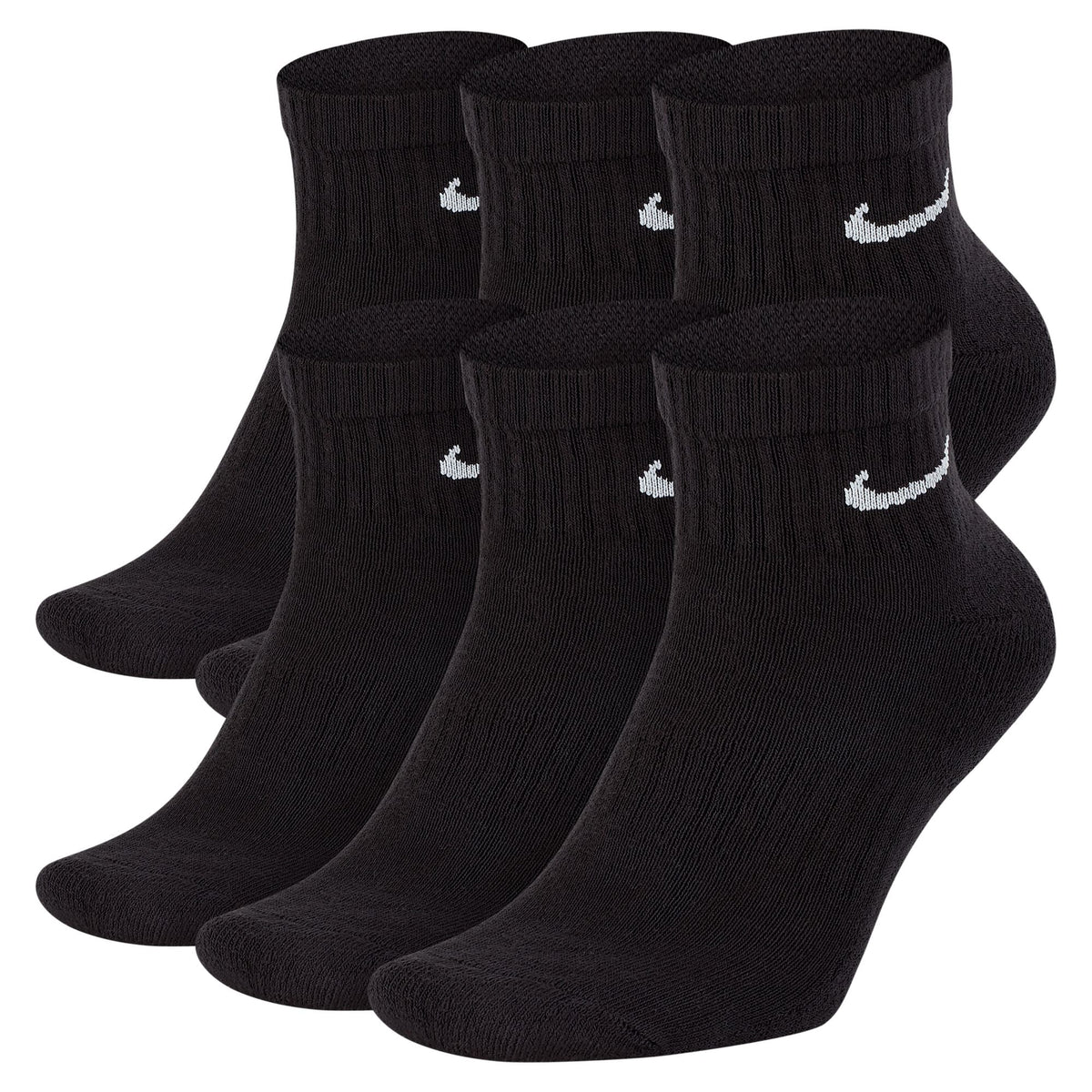 Nike Everyday Cushioned Black Socks