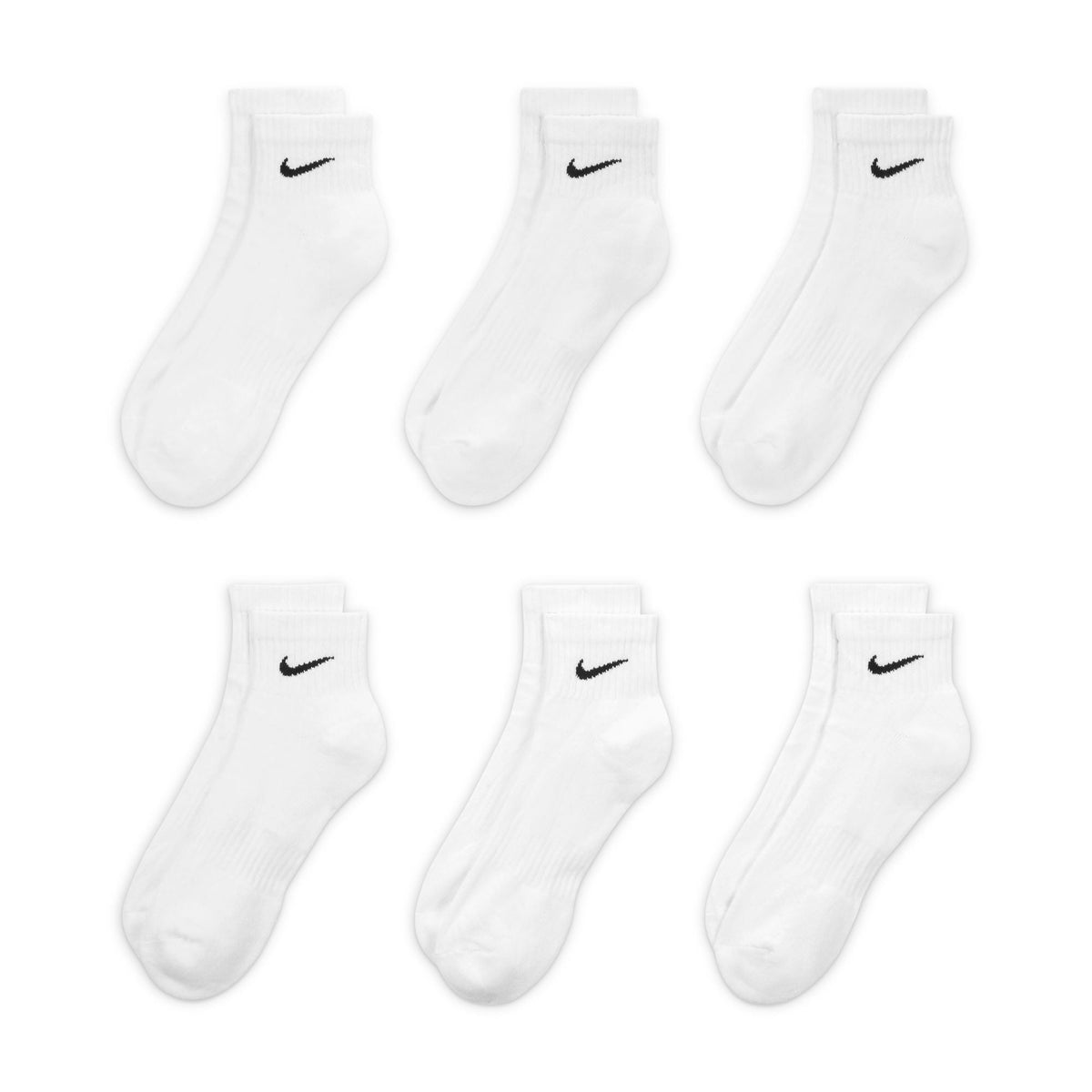Nike Everyday Cushioned White Socks