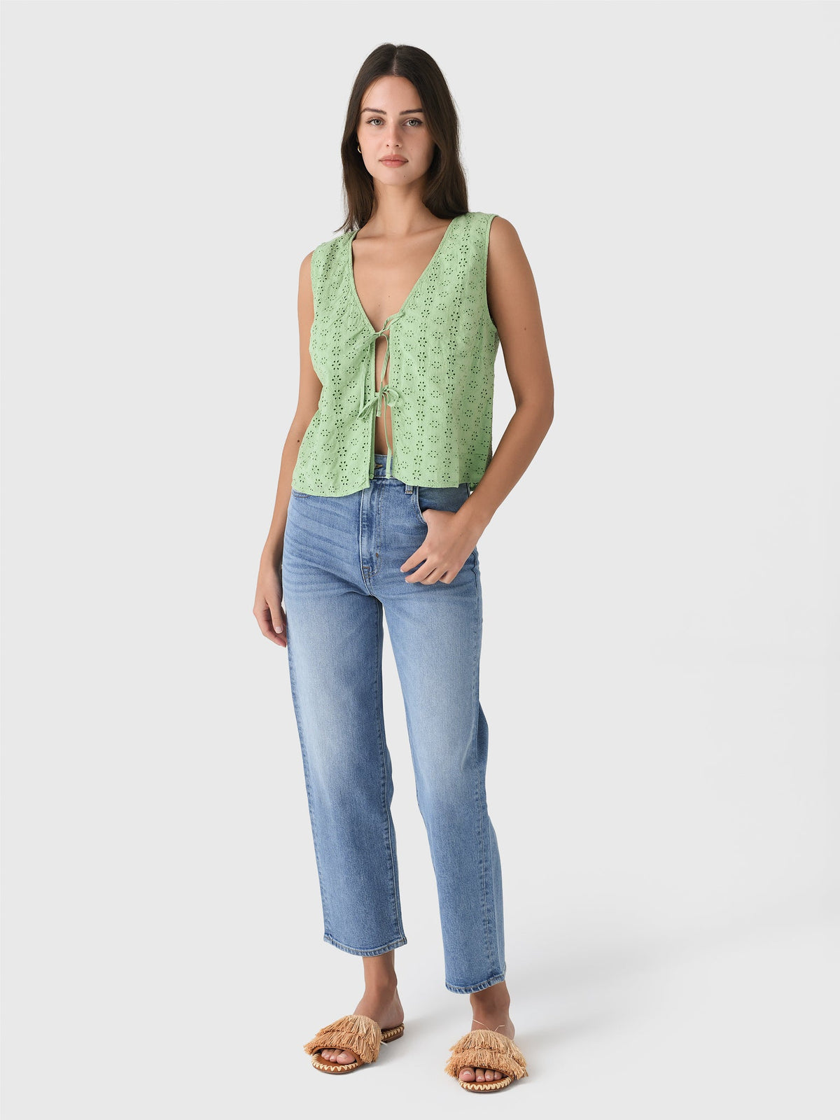 Velvet Women's Ava Eyelet Top
