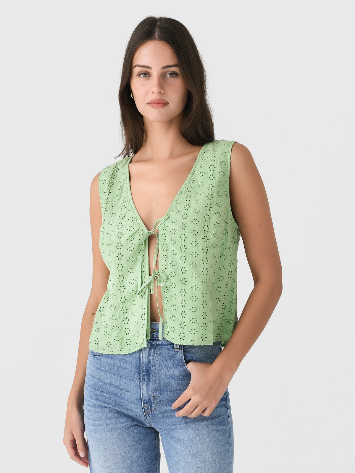 Velvet Women's Ava Eyelet Top