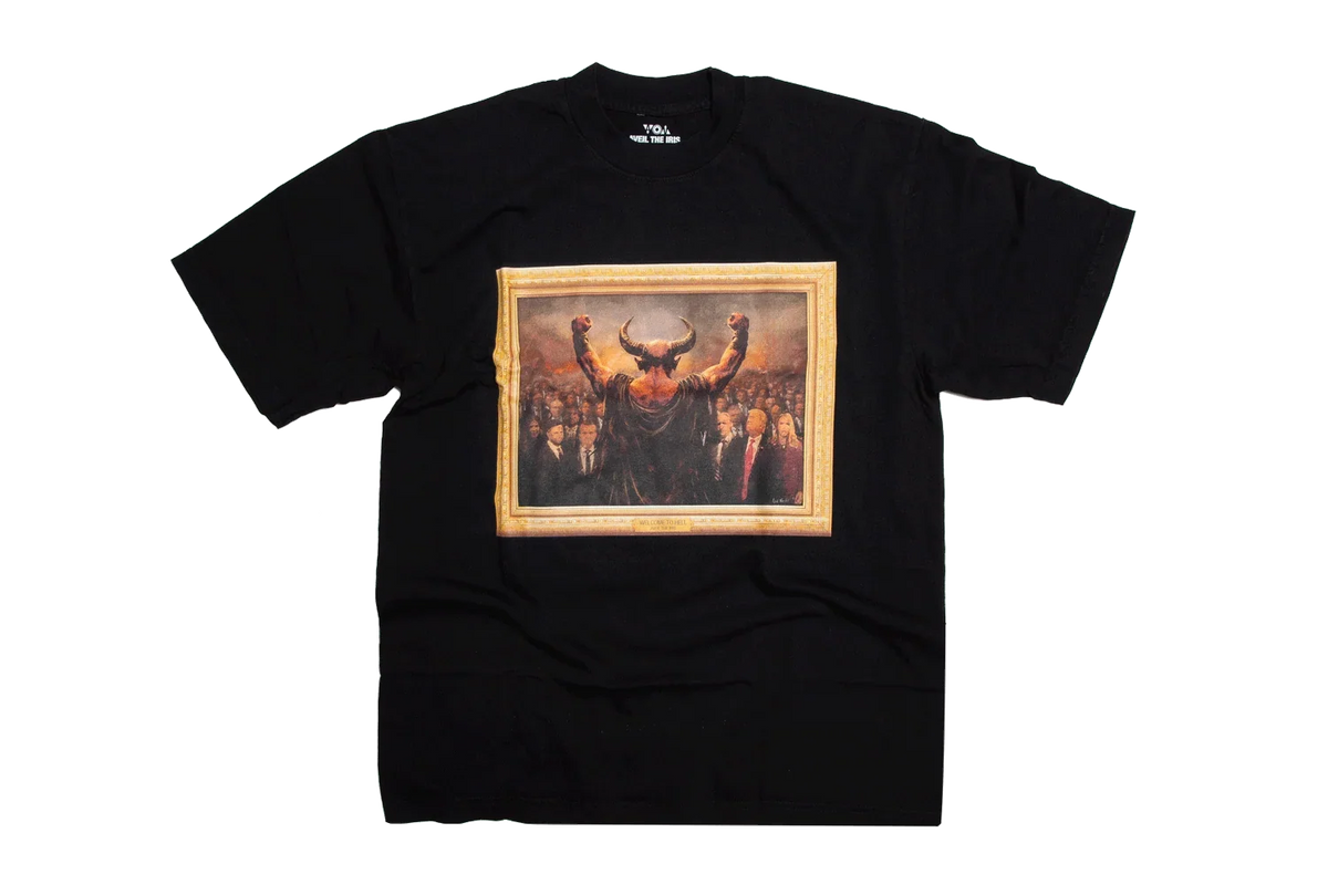 AVEIL THE IRIS WELLCOME TO HELL TEE BLK