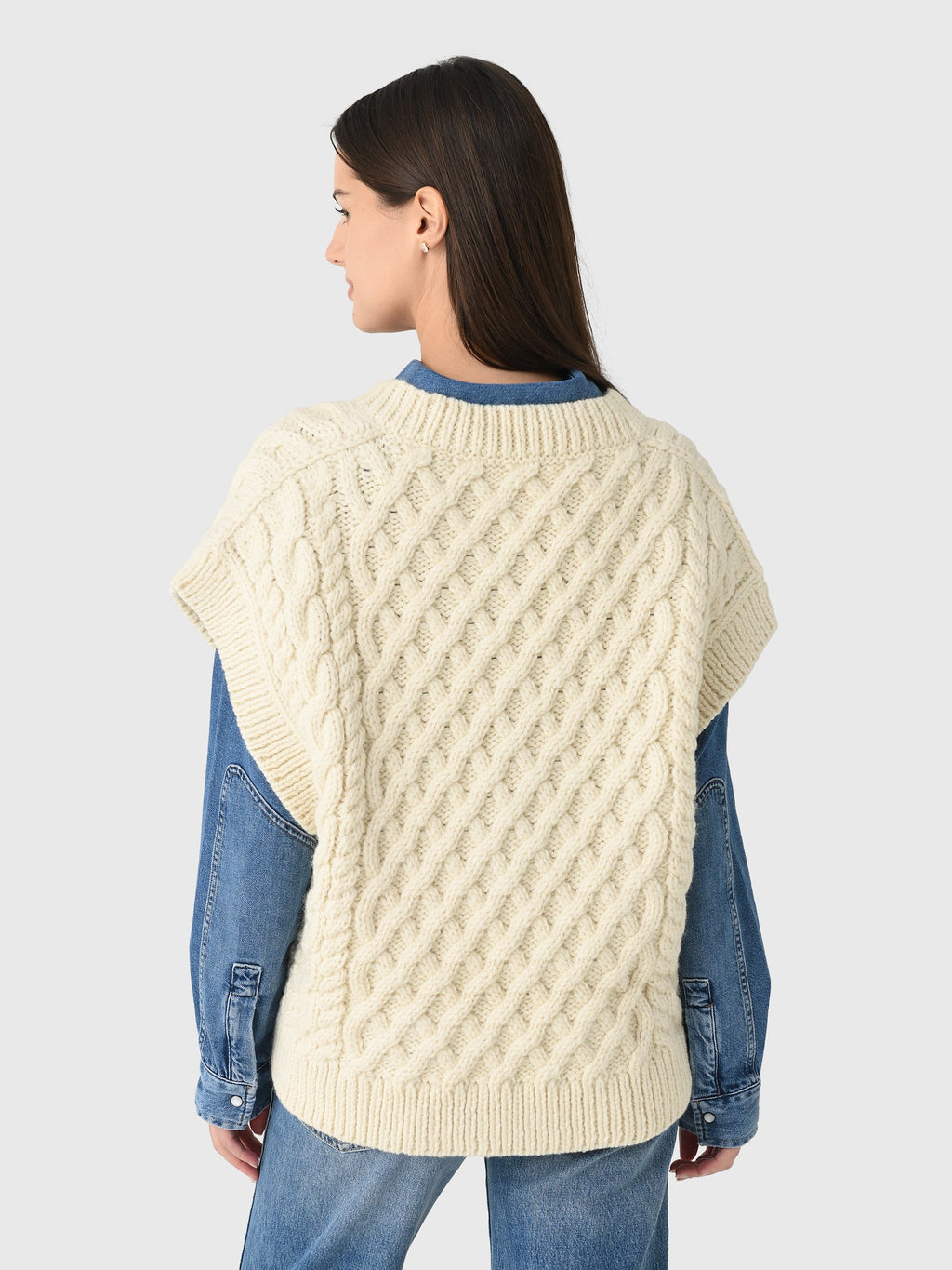 Mr. Mittens Women's Cross Hatch Maxi Vest