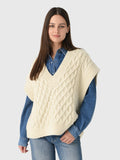 Mr. Mittens Women's Cross Hatch Maxi Vest