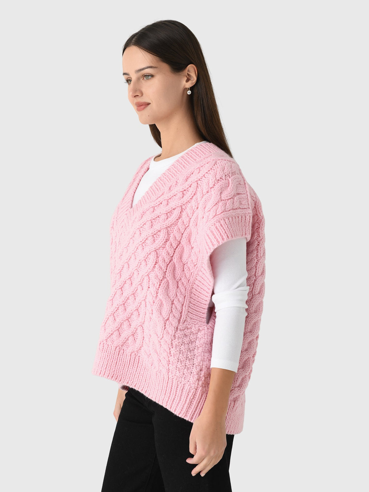 Mr. Mittens Women's Cross Hatch Maxi Vest