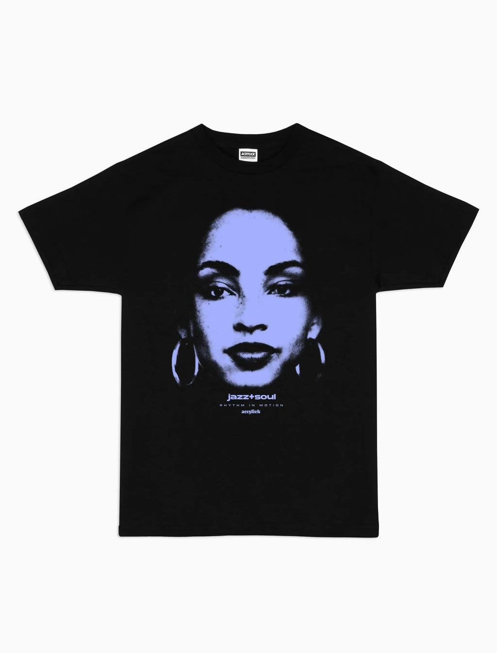 ACRYLICK QUIET STORM TEE BLACK