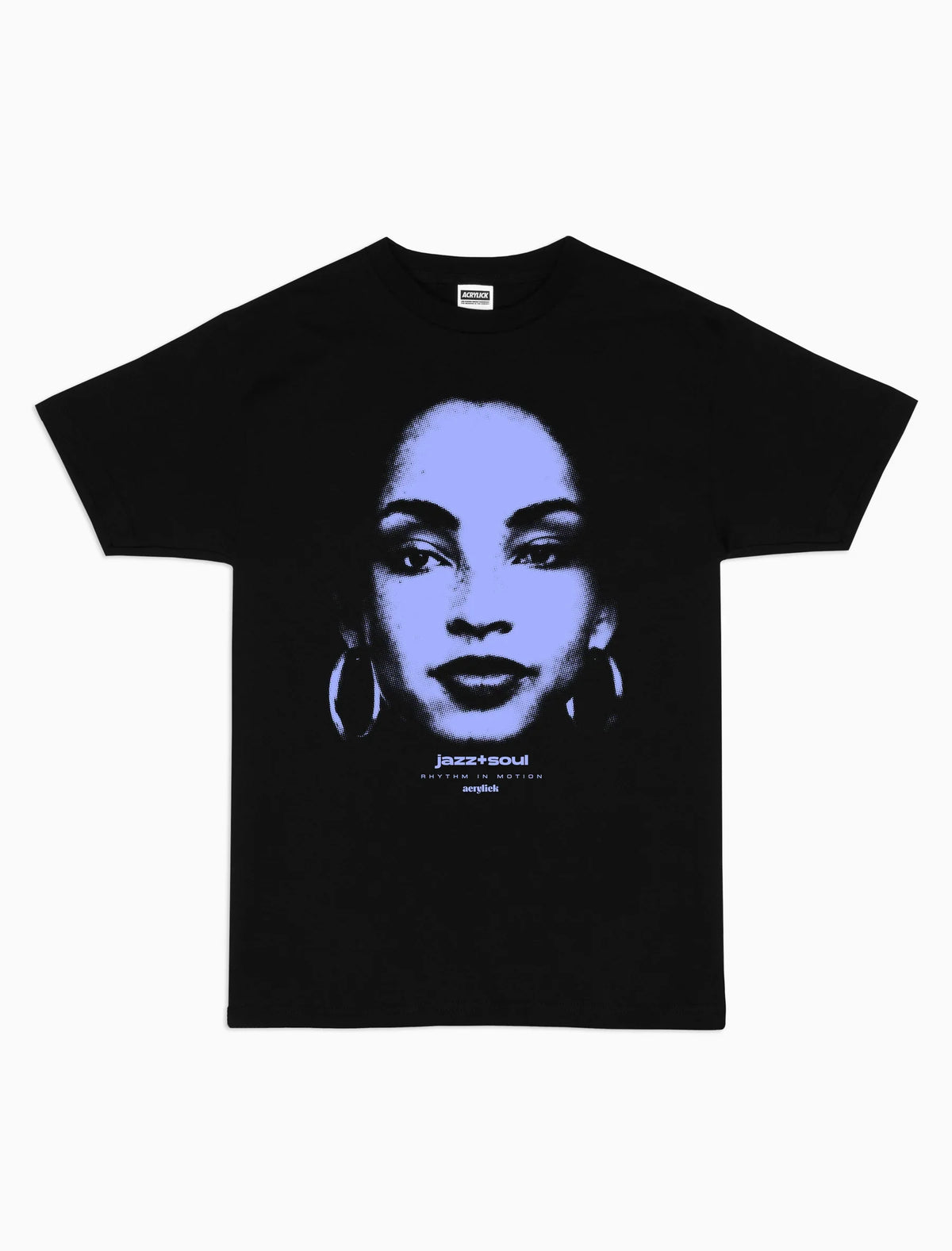 ACRYLICK QUIET STORM TEE BLACK