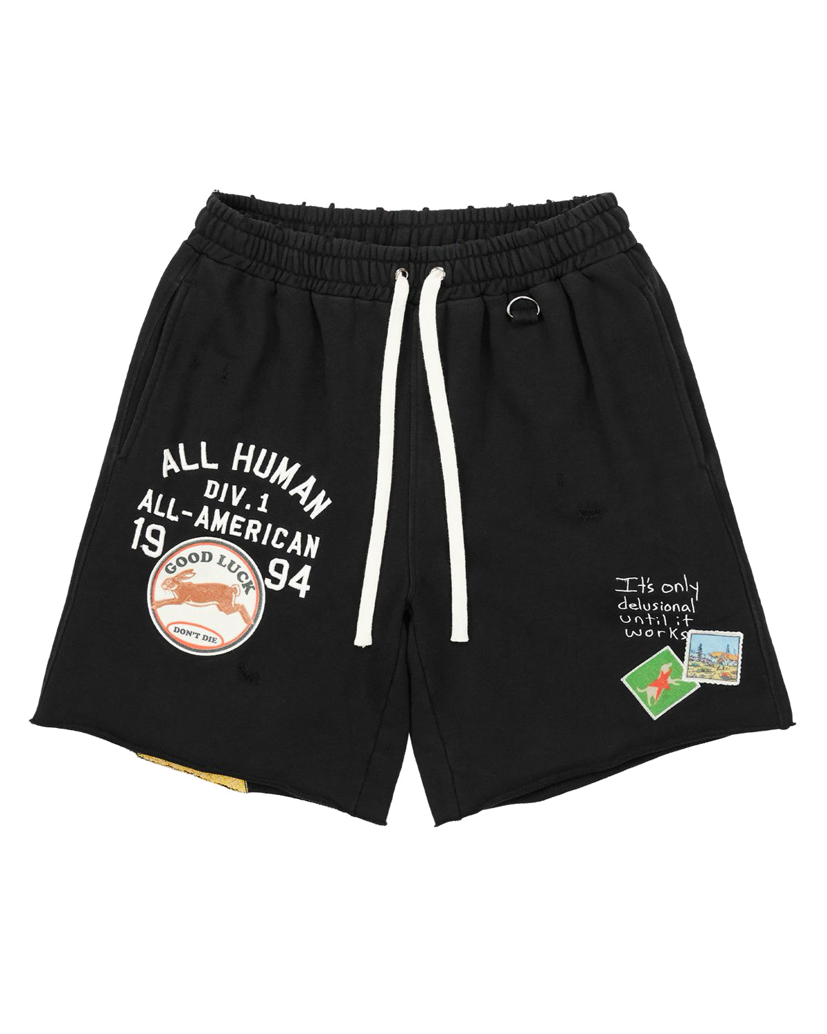 All Human 7am Shorts V2 Black
