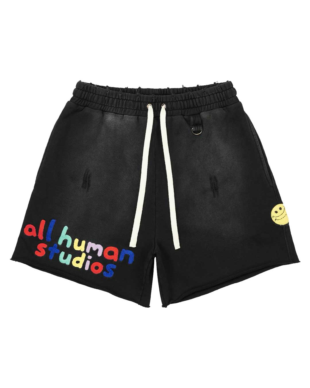 All Human Honey Moon Shorts V2 Black