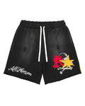 All Human Schizo Shorts Black