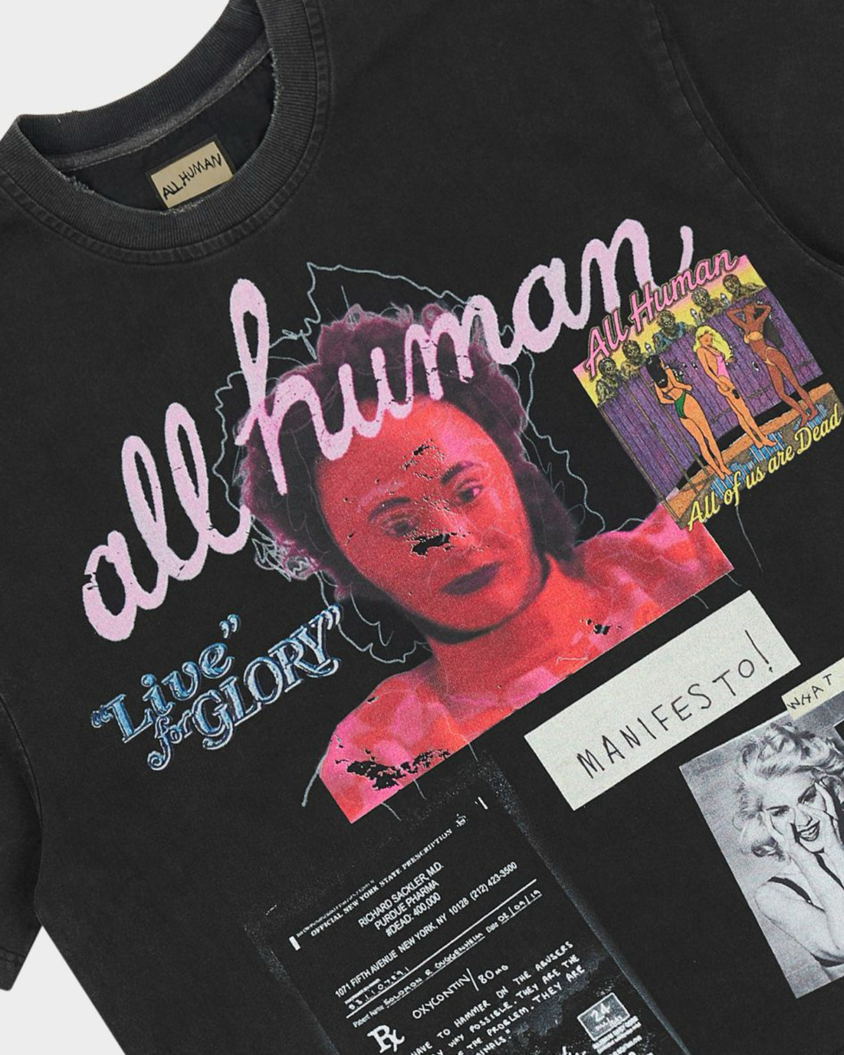 All Human Terapia Tee Black