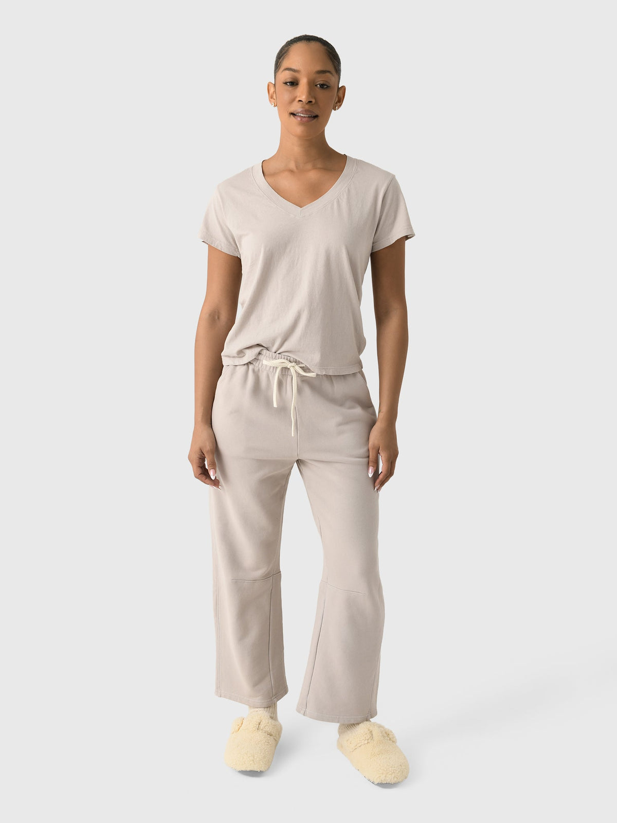 Perfect White Tee Women's Fallon Barrel Leg Sweatpant
