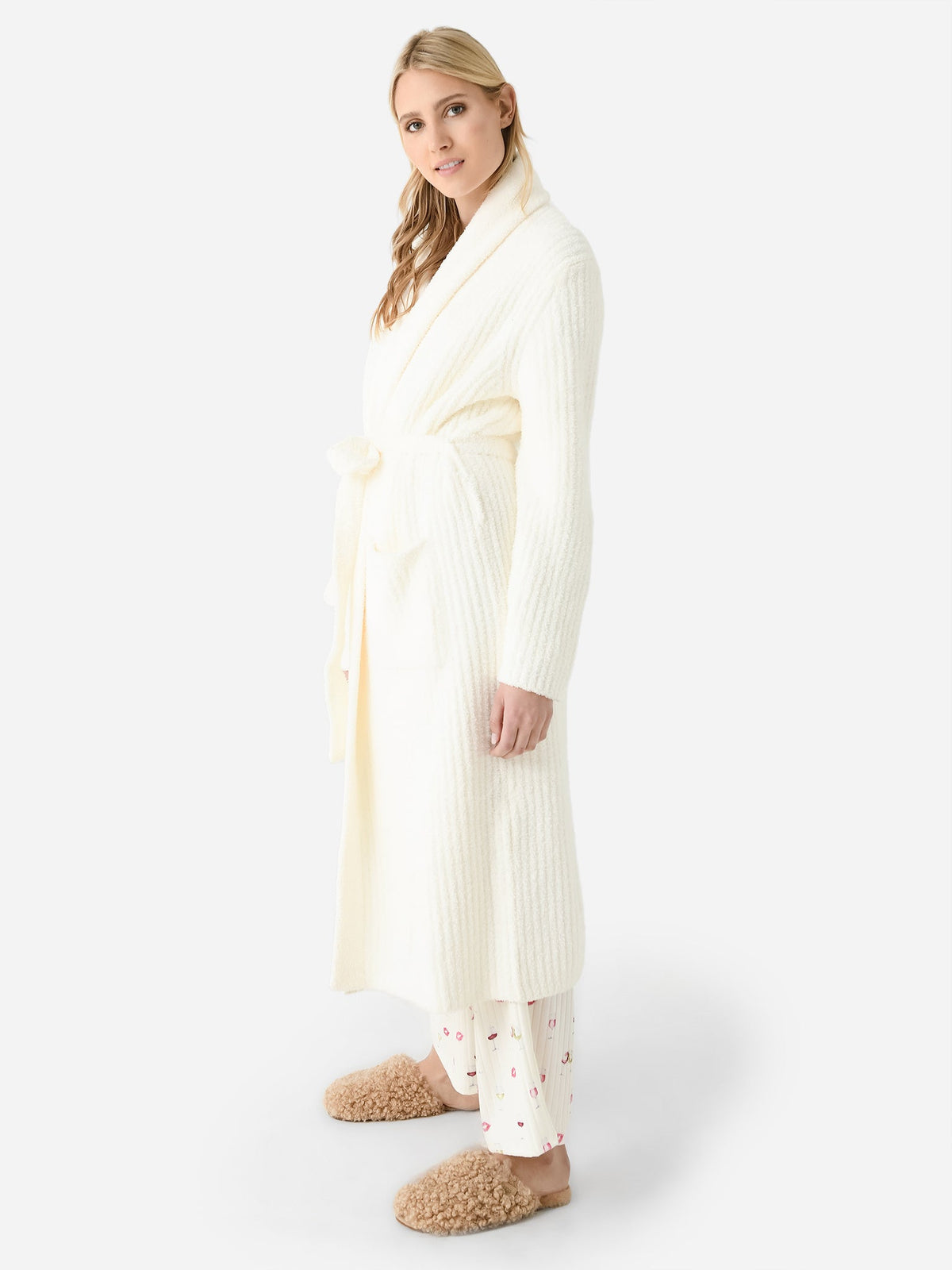 Barefoot Dreams Women's Eco CozyChic Ribbed Robe